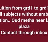 Tuition in Oud Metha