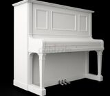 Diapason 132 White Upright Piano Made In Japan