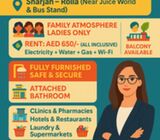 Affordable Ladies Bed Space in Sharjah Rolla – All Bills Included!