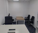 170 SFT fully furnished office 24/7 access with all amenities for AED 27,999 Yearly