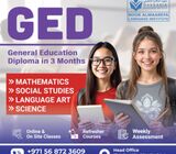 GED & High School Diploma Courses! Call +971 56 872 3609