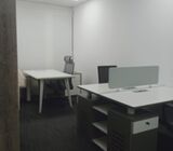 120 SFT fully furnished office 24/7 access with all amenities for AED 20,999 Yearly